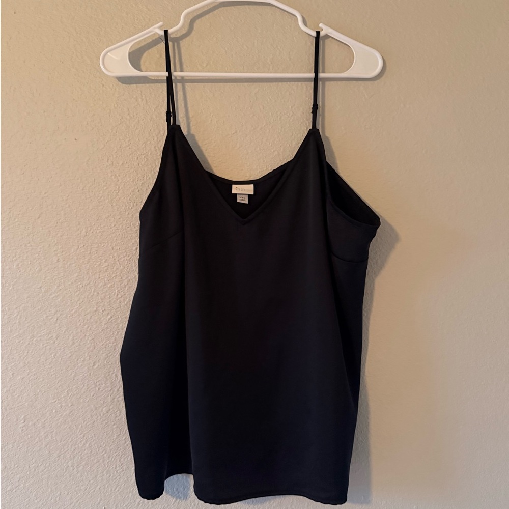 a new day Black Sleeveless Camisole